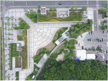 無(wú)錫地鐵2號(hào)線靖海公園站下沉廣場(chǎng)景觀綠化工程